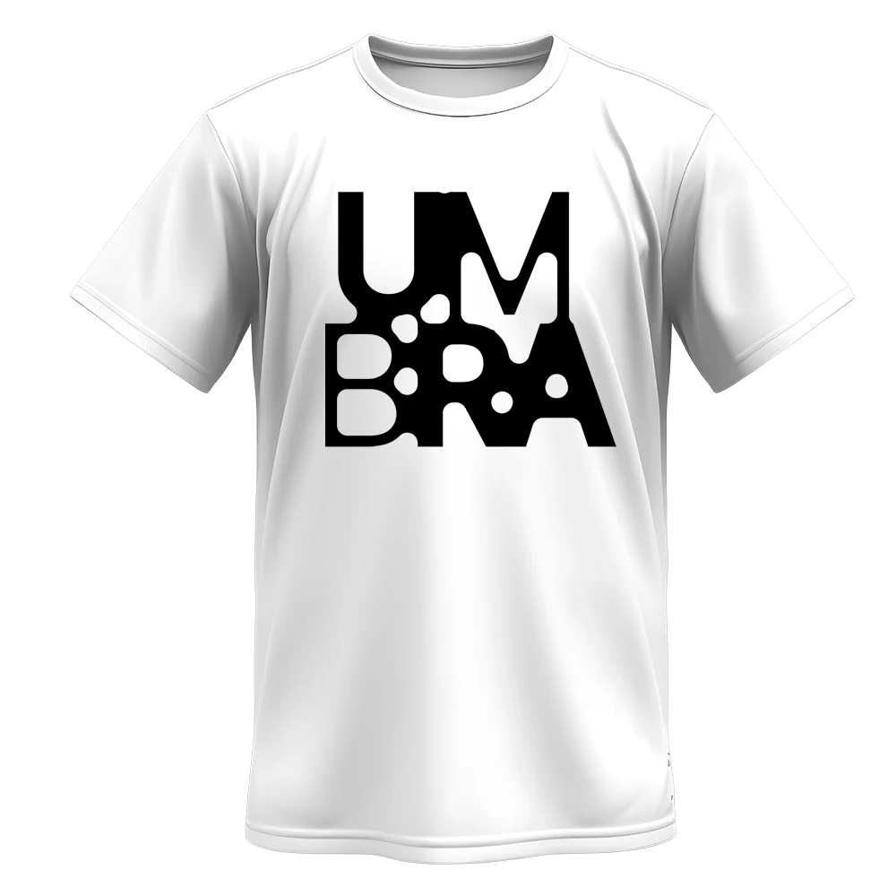 camiseta blanca merchandising umbra