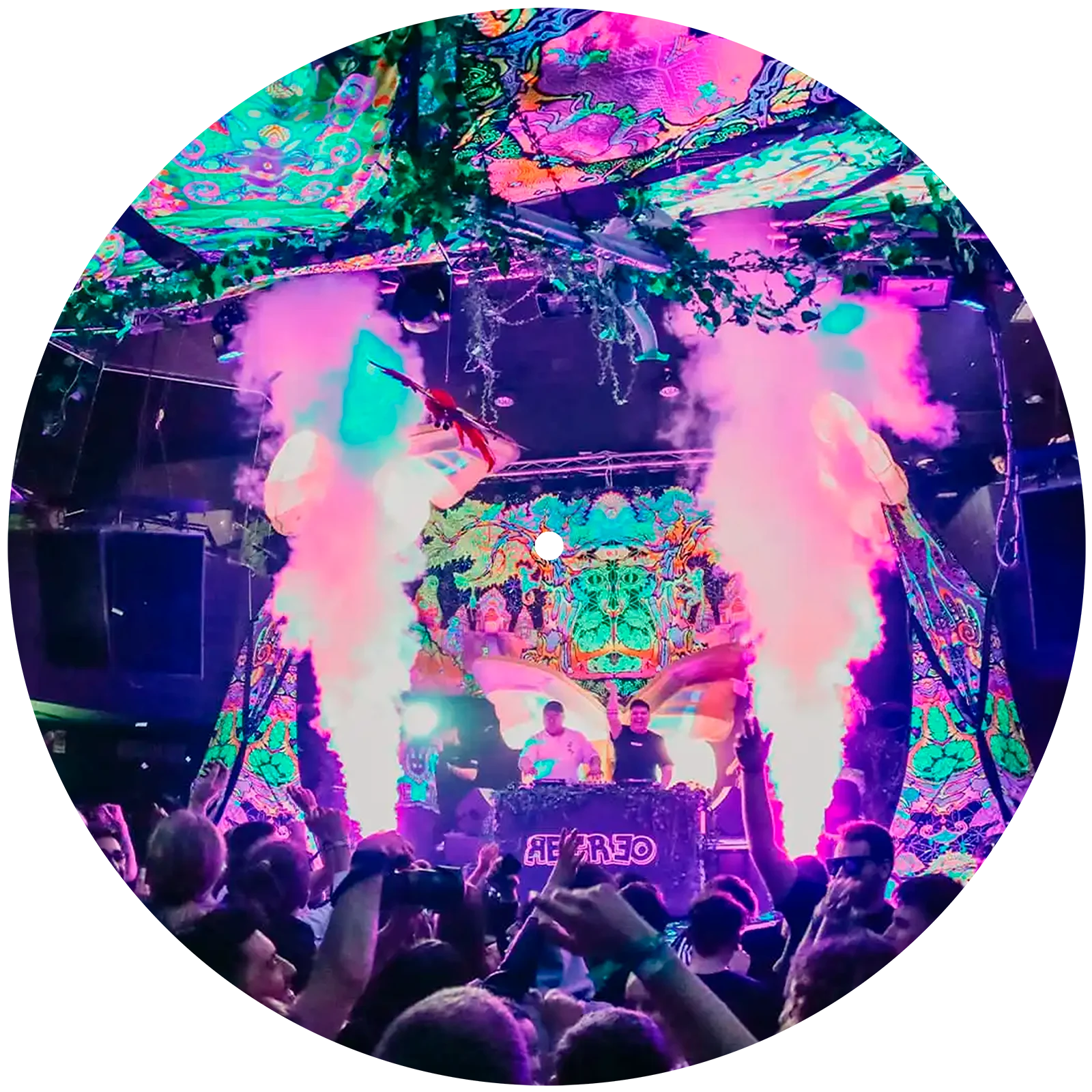 vinilo-recreo-2 Evento musical con decoración de UMBRA